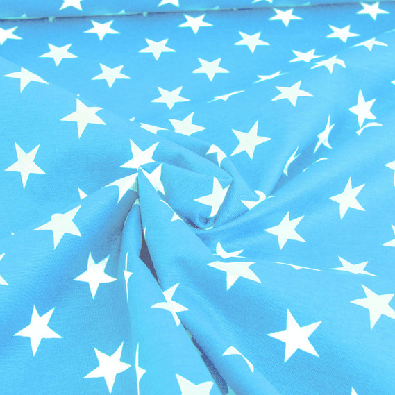 Тканина декоративна бавовняна Прем`єр Зірка V-8 блакитна, фото 1 Тканина декоративна бавовняна Прем`єр Зірка V-8 блакитна, фото 1