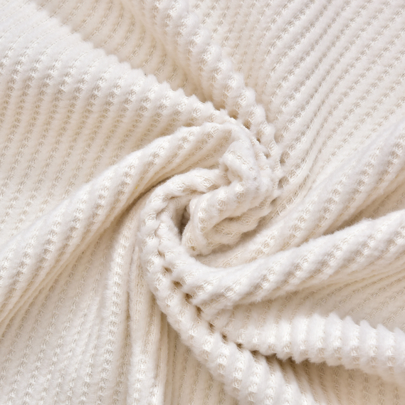 Плед покривало Adina 200х220 см бавовняне TM IDEIA молоко, фото 4 Плед покривало Adina 200х220 см бавовняне TM IDEIA молоко, фото 4