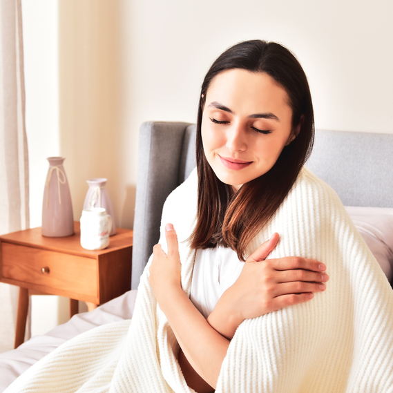 Плед покривало Adina 200х220 см бавовняне TM IDEIA молоко, фото 11 Плед покривало Adina 200х220 см бавовняне TM IDEIA молоко, фото 11