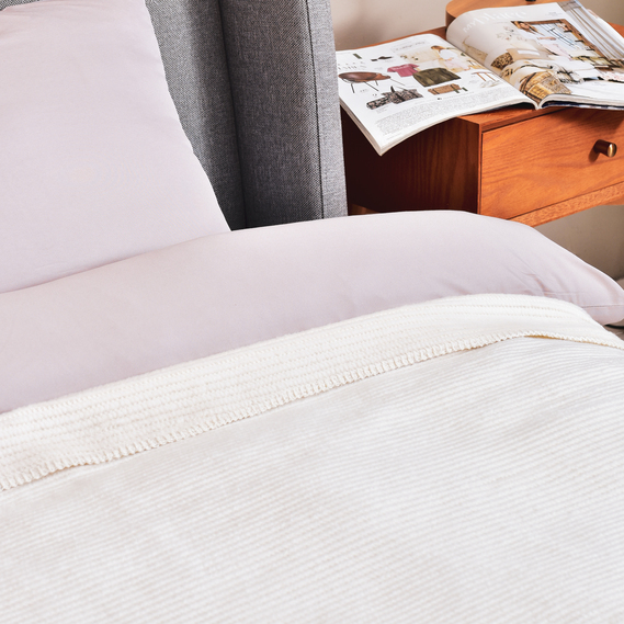 Плед покривало Adina 200х220 см бавовняне TM IDEIA молоко, фото 14 Плед покривало Adina 200х220 см бавовняне TM IDEIA молоко, фото 14