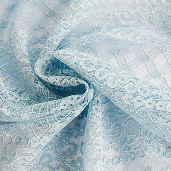 Гипюр Ненси блакитний , фото 1 Гипюр Ненси блакитний , фото 1