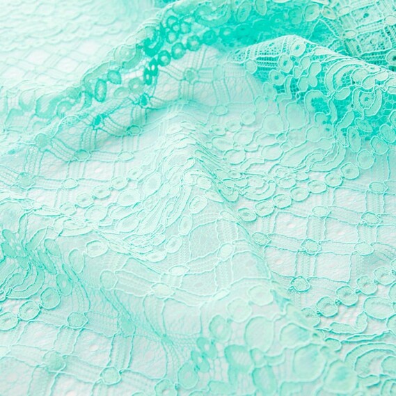 Гипюр Ненси бірюза, фото 2 Гипюр Ненси бірюза, фото 2