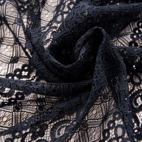 Гіпюр Ненсі т/синій, фото 1 Гіпюр Ненсі т/синій, фото 1