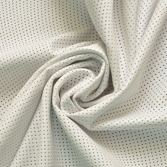 Шкіра-замш Перфорована V-2 біла, фото 1