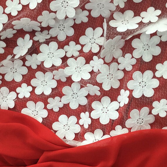 Сетка с аппликацией V-3 молоко, фото 1