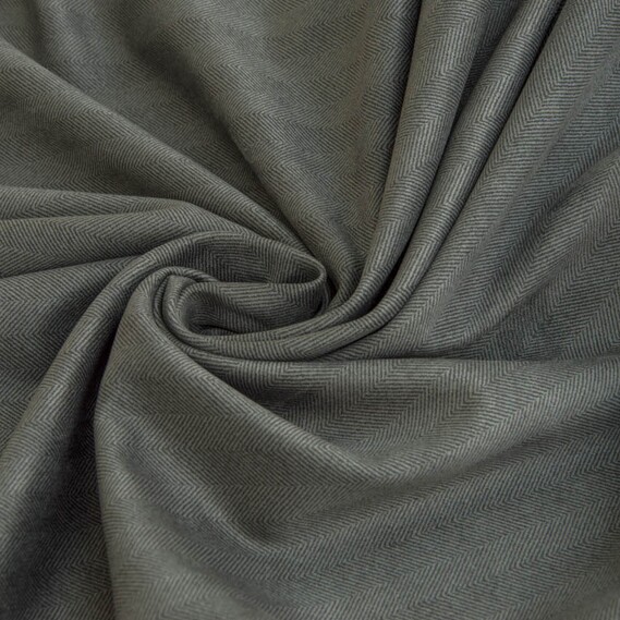 Замш-принт V-R ялинка сіра, Смуга, фото 1