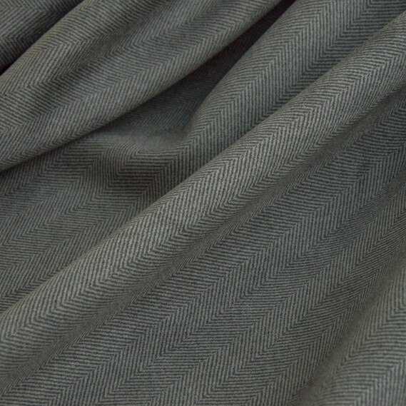 Замш-принт V-R ялинка сіра, Смуга, фото 2