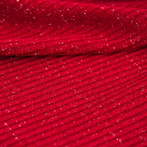 Knitted fabric Metallic stripe V-1/10 гранат, фото 2 Knitted fabric Metallic stripe V-1/10 гранат, фото 2