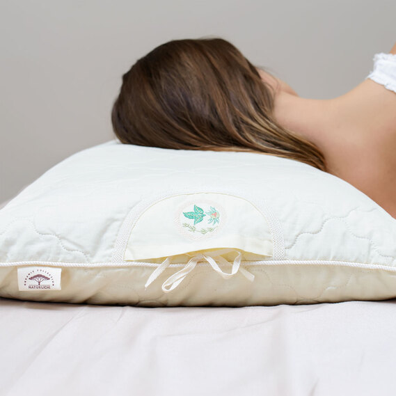 Подушка ортопедична IDEIA Aromavita 40х60 з гречаною лузгою, гречане лушпиння, гречиха, з гречкою, з гречаним лушпинням та саше з травами, фото 13