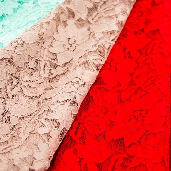 Ткань гипюр Индонезия т/беж, фото 3 Ткань гипюр Индонезия т/беж, фото 3