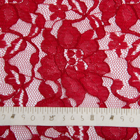 Guipure Indonesia 145 cm т/червоний, фото 5