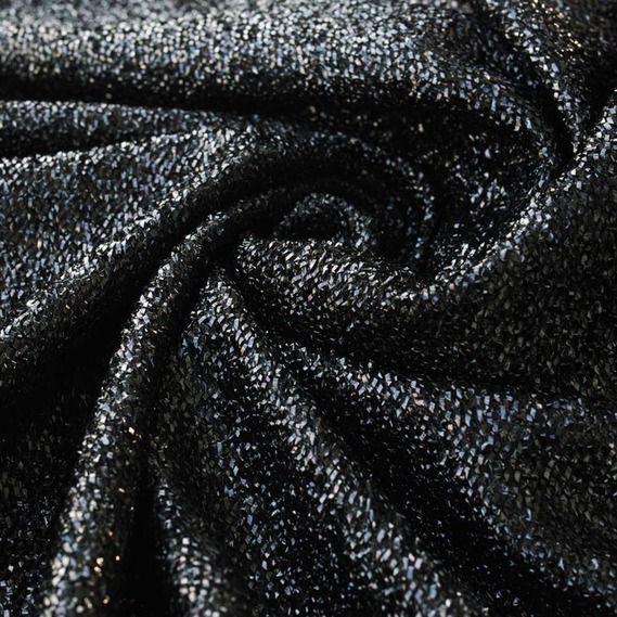 Трикотаж Карнавал чорний, фото 1