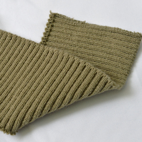 Knitted cuff for sleeves хакі, фото 1
