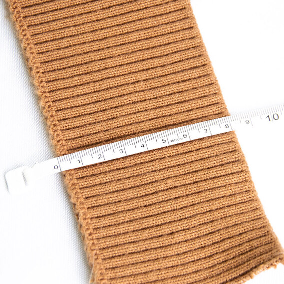 Knitted cuff for sleeves карамель, фото 2 Knitted cuff for sleeves карамель, фото 2