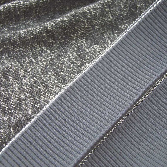 Манжет трикотажный довяз для рукавов и воротников 8 см сірий, фото 1 Манжет трикотажный довяз для рукавов и воротников 8 см сірий, фото 1