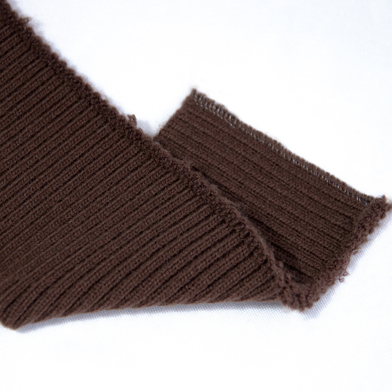 Манжет трикотажный довяз для рукавов и воротников 8 см шоколад, фото 1