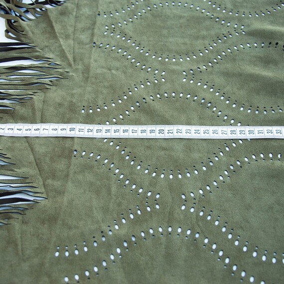 Suede Knitwear Noodles V-1/6 хакі, фото 4