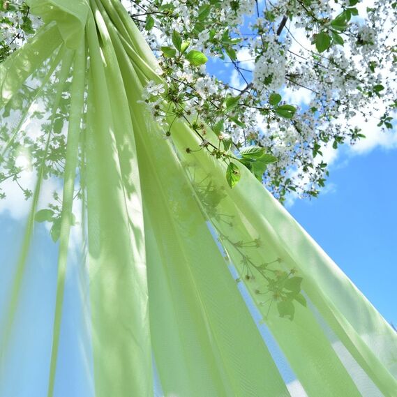 Тюль сітка однотонний Діско V-115 салат, фото 3 Тюль сітка однотонний Діско V-115 салат, фото 3