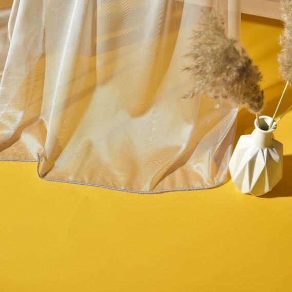 Тюль сетка однотонный Диско V-302 натурал, фото 4 Тюль сетка однотонный Диско V-302 натурал, фото 4