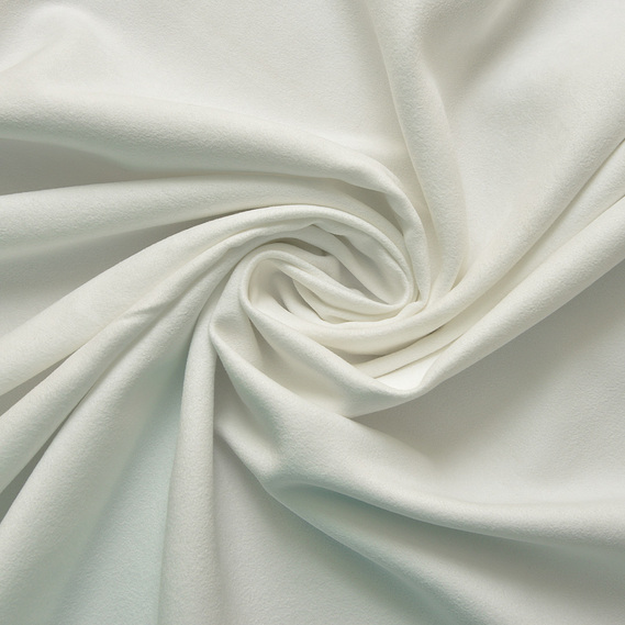 Тканина портьєрна однотонна Suet V-01 біла, фото 1