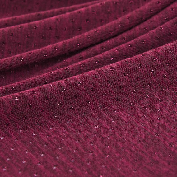 Трикотаж Ангора металік вишня , фото 2