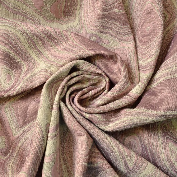 Ткань портьерная жаккардовая Maura V-02 рожева, фото 1