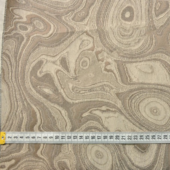 Тканина портьєрна жакардова Maura V-22 сірий беж, фото 3 Тканина портьєрна жакардова Maura V-22 сірий беж, фото 3