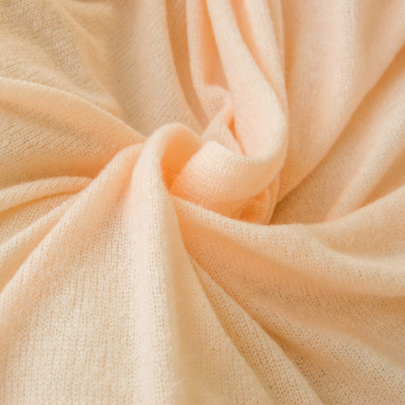 Трикотаж-вязка Нимфея ніжний абрикос, фото 1