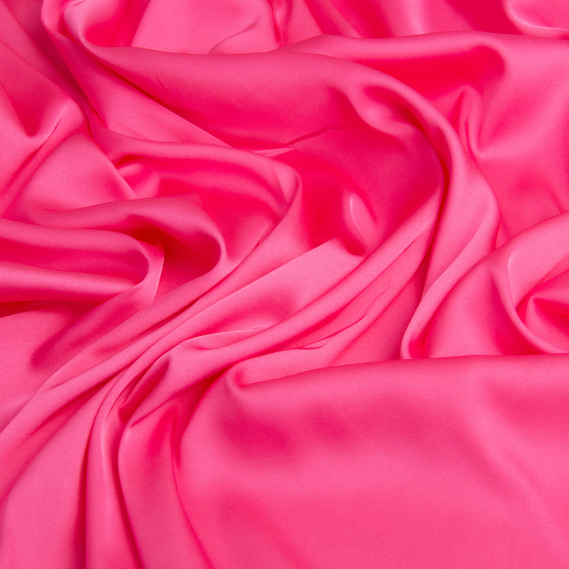 Тканина шовк сатин Armani 145 см 98 гр/м2, блискуча тканина для вечірніх суконь, блуз атласна, шовкова V-76 рожевий, фото 2