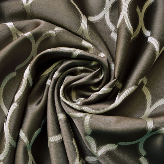 Тканина портьєрна жакардова Терра V-1400 графіт, фото 1