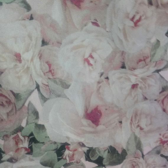 Шифон принт V-207/2 розалій рожева, фото 2 Шифон принт V-207/2 розалій рожева, фото 2