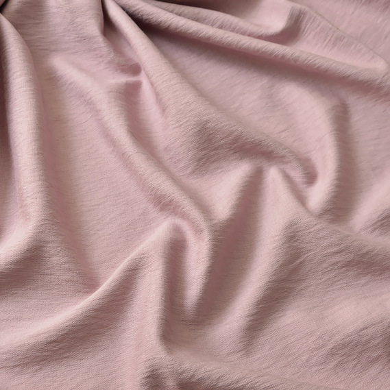 Тканина Льон однотонний Арія V-13 ліловий, фото 2