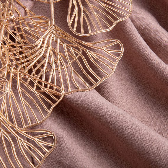 Тканина Льон однотонний Арія V-1260 капучино, фото 3