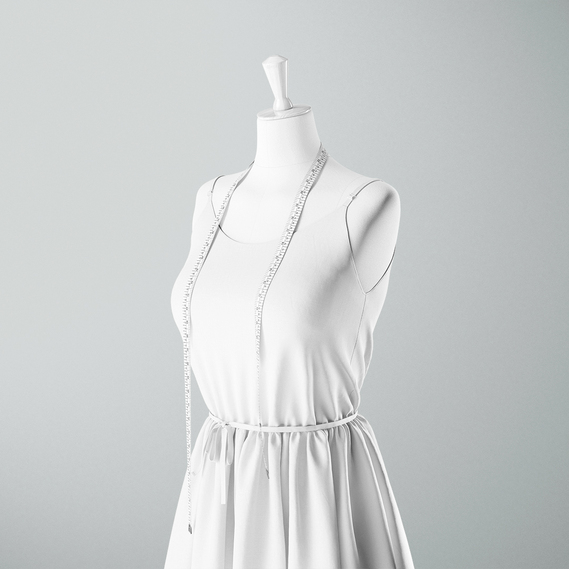 Cotton poplin fabric V-2 білий, фото 3