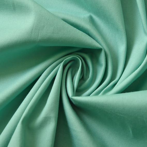 Cotton poplin fabric V-33 бірюза, фото 1 Cotton poplin fabric V-33 бірюза, фото 1