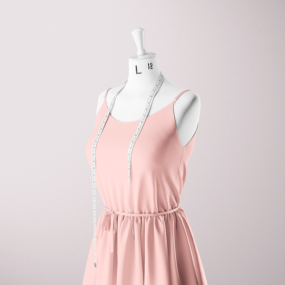 Тканина котон поплін V-5 пудра, фото 3 Тканина котон поплін V-5 пудра, фото 3