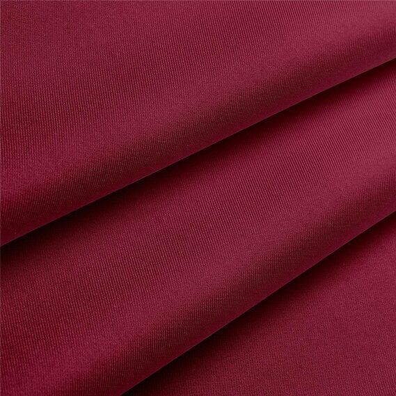 Тканина плательна штапель твіл V-17 бордо, фото 1