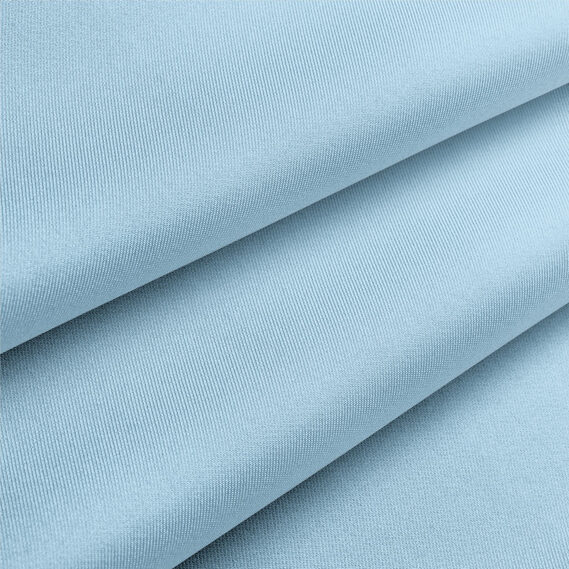 Тканина плательна штапель твіл V-6 блакитний, фото 1