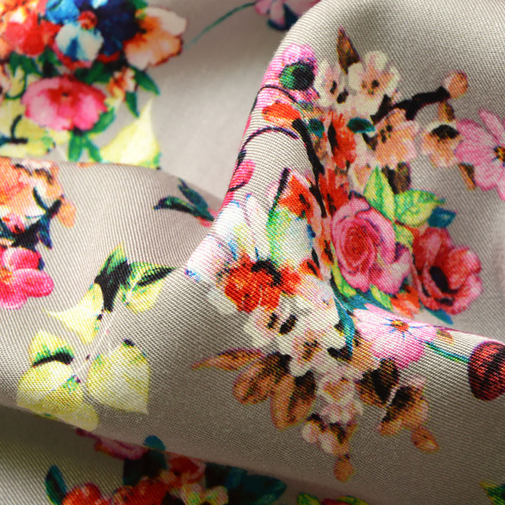 The fabric is staple twill with a print V-3/2 презент сірий, фото 3 The fabric is staple twill with a print V-3/2 презент сірий, фото 3