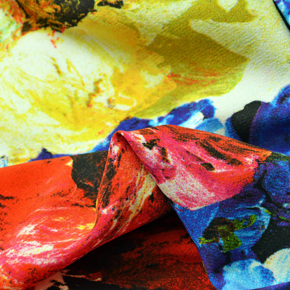 Плательна супер софт Гертруда т/синя, Квітковий, фото 3