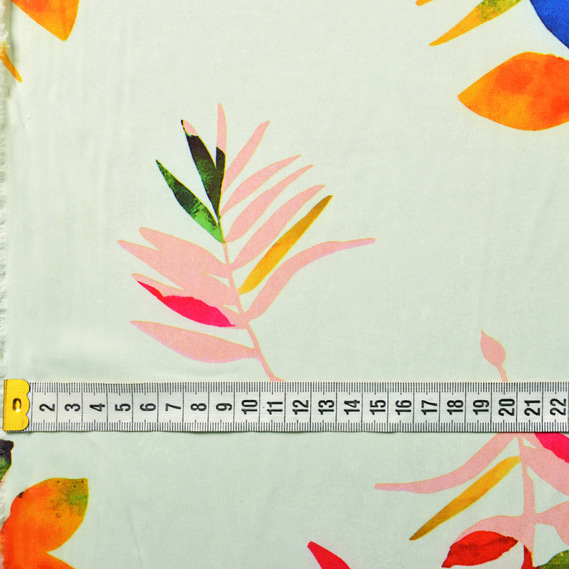 Плательная супер софт папороть м`ята, Флора, фото 3