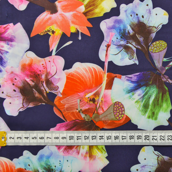 Плательная Цветок супер софт сюїта т/синя, Квітковий, фото 3