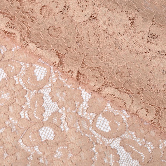 Ткань Гипюр Индонезия 2 т/беж, фото 1 Ткань Гипюр Индонезия 2 т/беж, фото 1
