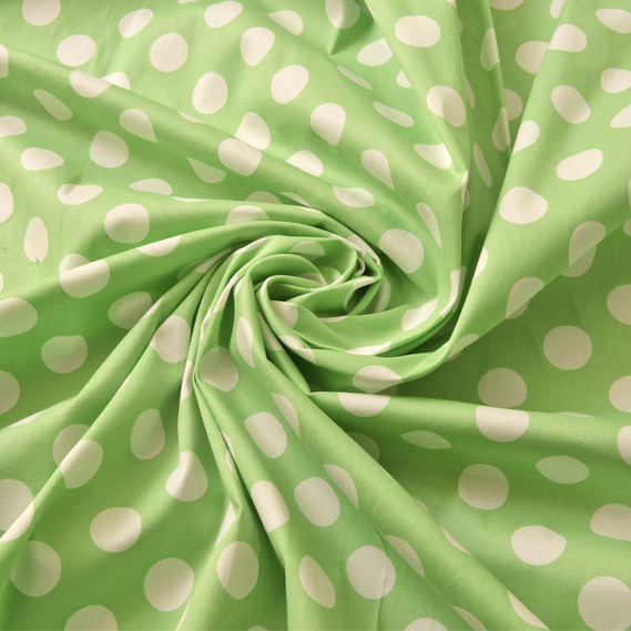 Поплін-стрейч Горох м`ята , фото 1 Поплін-стрейч Горох м`ята , фото 1