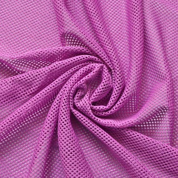 Тканина сітка Петті, 150 см, для одягу, декору, еластична стрейчева яскравий бузок, фото 1
