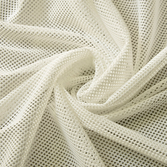 Тканина сітка Петті, 150 см, для одягу, декору, еластична стрейчева молоко, фото 1 Тканина сітка Петті, 150 см, для одягу, декору, еластична стрейчева молоко, фото 1