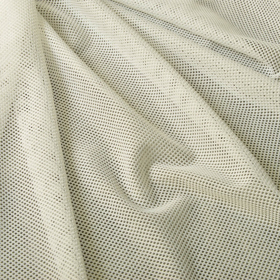 Тканина сітка Петті, 150 см, для одягу, декору, еластична стрейчева молоко, фото 2 Тканина сітка Петті, 150 см, для одягу, декору, еластична стрейчева молоко, фото 2