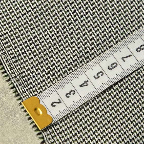 Тканина костюмна Лапка дрібна №1 т.сіро/чорна, фото 3 Тканина костюмна Лапка дрібна №1 т.сіро/чорна, фото 3