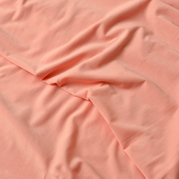 Тканина трикотаж віскоза California 170 гр/м2 145 см трикотажная віскоза, еластична чайна троянда, фото 2