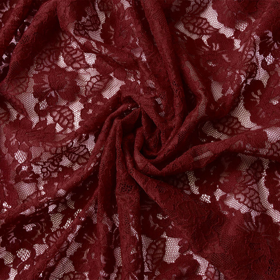 Гипюр Фламенко бордо, фото 1